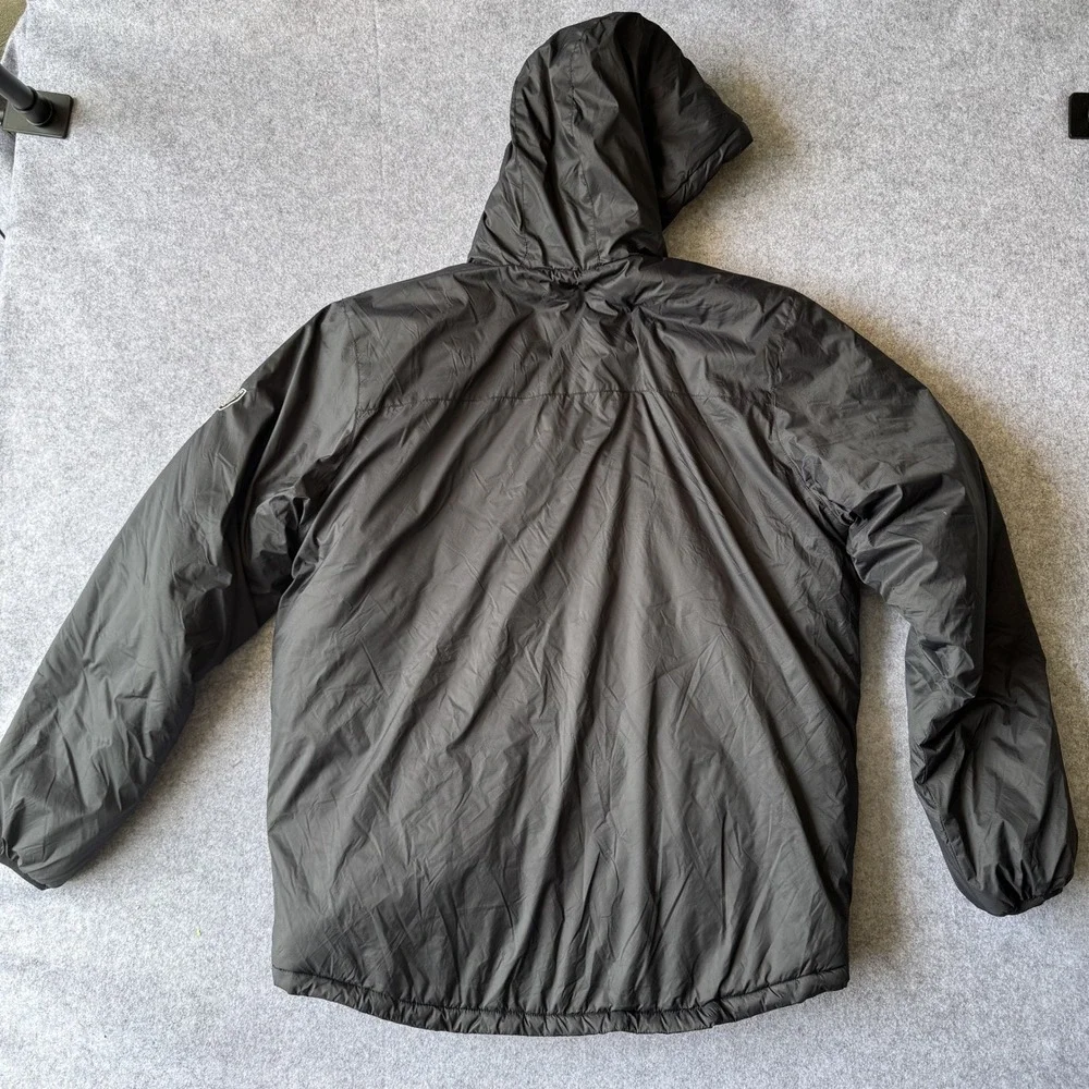 G-III Sports San Antonio Spurs Puffer‎ Jacket XL Black Quilted Hooded NBA